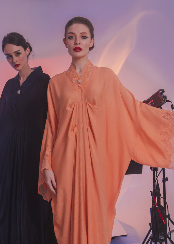 Abaya Leia (Draped) Orange